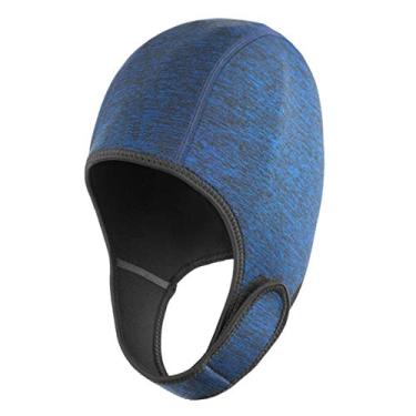 Imagem de Capuz de Mergulho Neoprene Gorro Natação para Homens Mulheres Surf Kayak com Snorkel Escafandro Acessório Esportes Aquát