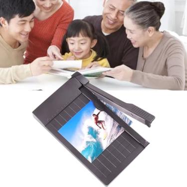 Imagem de aqxreight Cortador de Papel Portátil Multiuso Eficiente Escala Clara Alta Precisão A4 Aparador de Papel para Scrapbooking Artesanato Fotos Cinza Fácil Localização e Quantitativo Preciso Portátil