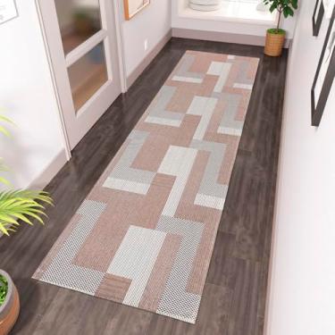 Imagem de Passadeira Maya Luxo 2,50m x 0,65cm Antiderrapante Tapete para Quarto Cozinha Beira Cama (Caramelo)