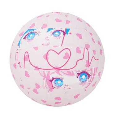 Imagem de Kuangmi Bola de vôlei macia atemporal, tamanho 5, bola recreativa interna e externa, bola de jogo de praia de treinamento esportivo para iniciantes, adolescentes e adultos