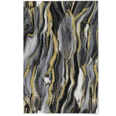 Imagem de Quebra-cabeças para adultos, 500 peças, chique, dourado, preto, presentes estéticos para elefantes brancos, quebra-cabeças divertidos para adultos, arte com estampa animal, 500 peças, 52 x 37,8 cm