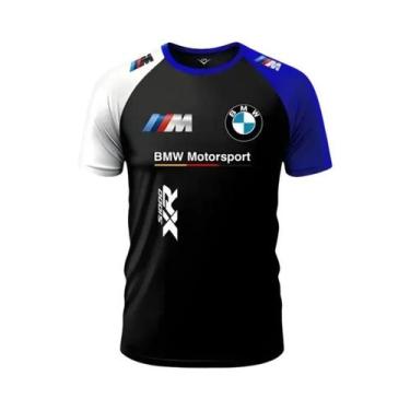 Imagem de Camiseta Masculina BMW De Verão Com Manga Curta, Estilo Esportivo Raci