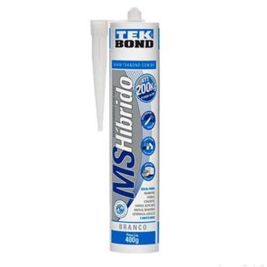 Imagem de Cola Adesivo MS Hibrido Branco 400g Tekbond