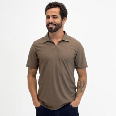 Imagem de Camisa Polo Sea Surf com Zíper Manga Curta Masculina-Masculino