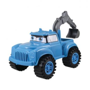 Imagem de Caminhão Super Truck Escavadeira Grande Infantil Coleção Azul - KENDY 