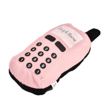 Imagem de Naroote Brinquedo Interativo para Mastigar Cachorro de Estimação, Mordedor Estridente para Saúde Dentária e Diversão Em Casa - Brinquedo de Dentição para Animais de Estimação de Celular de Pelúcia