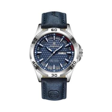 Imagem de Relógio Esportivo Masculino À Prova D'Água Com Luz Quartz Luxuoso Com 