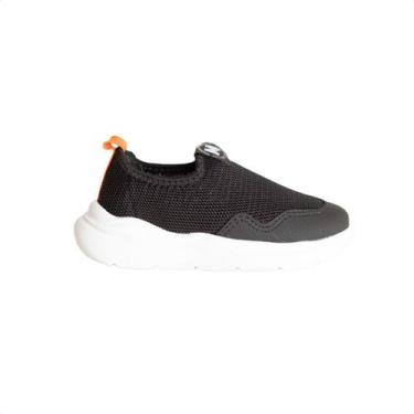 Imagem de Tênis Running Infantil Molekinho Slip On Preto, Preto, 20