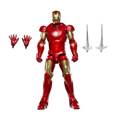 Imagem de Marvel Legends Series, Iron Man Mark III, figura colecionável em escala de 15 cm, inspirada no filme Homem de Ferro
