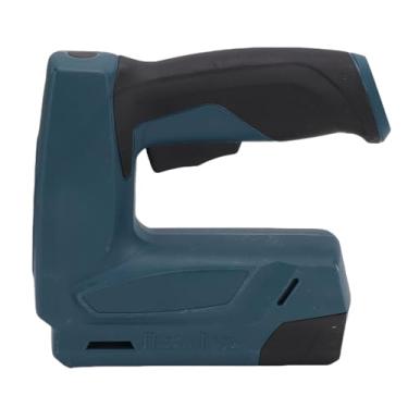 Imagem de ASHATA Pistola de Grampo Elétrica, Pistola de Grampo Sem Fio Com Grampos, Alimentada por Bateria, Serviço Pesado para Estofados, Molduras, Telhados, Artesanato, Cercas, Carpintaria,