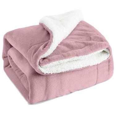 Imagem de Cobertor- Dupla face sherpa felpuda - Antialérgico(Rose/Rosa)