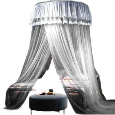 Imagem de Mosquiteiro de Teto Gigante para Cama Box Casal Queen King — Com Abertura Lateral | Proteção Anti-Mosquito Premium (BRANCO,BOX/QUEEN C/ABERTURA LAT)