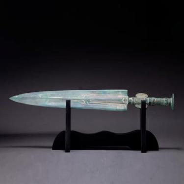 Imagem de FENNYYAR Ornamento de bronze colecionáveis antigos, 32,5 cm, 32,5 cm, decoração de casa de artesanato