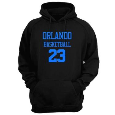 Imagem de Blusa Moletom Capuz Basquete Orlando Basketball número 23 - Loja Click