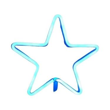 Imagem de Luminária De Parede Neon Star Alimentada Por USB Para Festas De Aniver