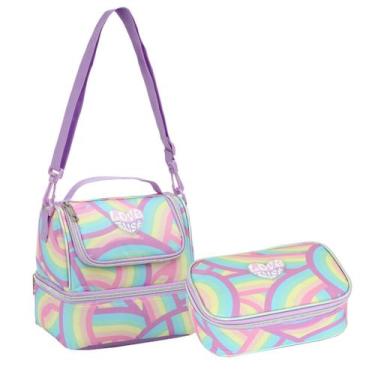 Imagem de Lancheira Térmica Merendeira Estojo Box 100 Pens Adolescentes Juvenil 