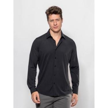 Imagem de Camisa Masculina Casual em Poliamida Confortável Crocker - 50676-Masculino