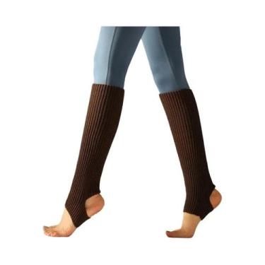 Imagem de Meias Longas De Lã Para Inverno Femininas, Aquecedores De Pernas Para 