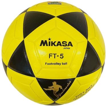 Imagem de Bola Futevôlei Mikasa FT-5 Amarelo e Preto-Unissex