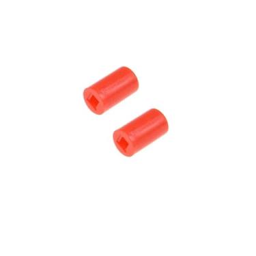 Imagem de 10 peças/lote 5,8 x 5,8 7 x 7 8 x 8 8,5 x 8,5 mm, interruptor tátil de trava/desbloqueio automático, interruptores de botão de 6 pinos 5,8 x 5,8 mm 8 x 8 mm (tampa vermelha)