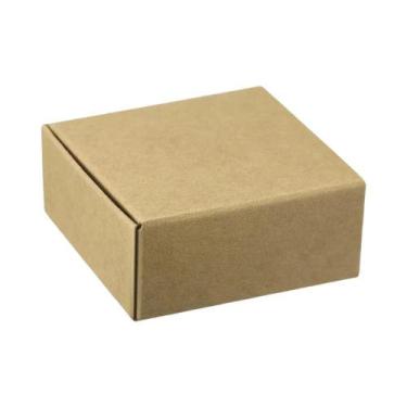 Imagem de Caixas De Presente Pequenas De Papel Kraft, 10 Peças, 2,16'' X 2,16'' 