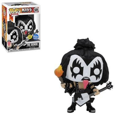 Imagem de Funko Pop Rocks Kiss 121 The Demon Glows Exclusive