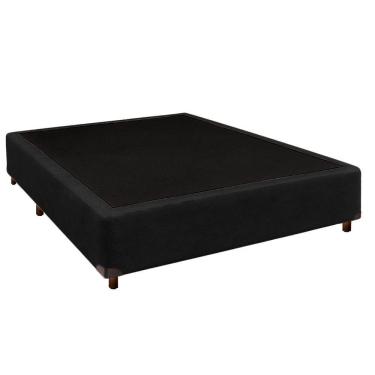 Imagem de Cama Box Viuvo Preto Nature 128x188
