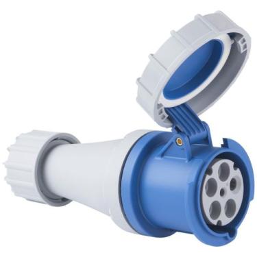 Imagem de Tomada De Acoplamento Industrial 3P+N+T Tramontina 63 A 220-250 V 9 H 