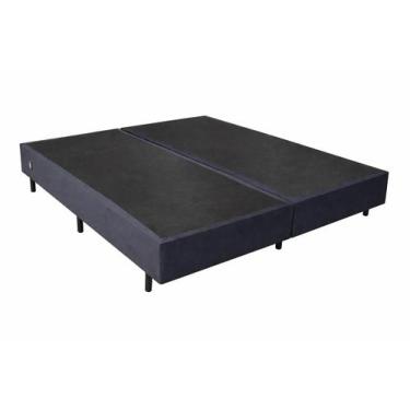 Imagem de Base Bipartida de Cama Box Queen Vazada - Orthobello