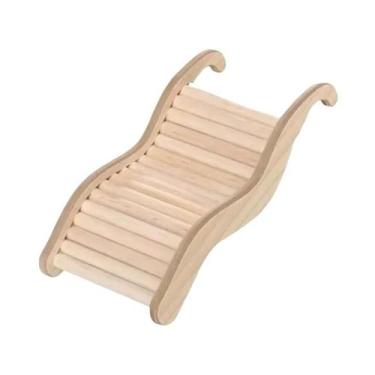 Imagem de Brinquedo De Escada De Madeira Ecológica Para Hamster, Suprimentos Par