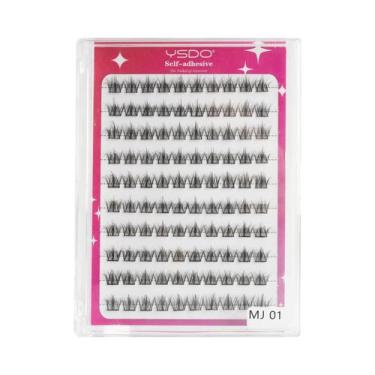 Imagem de Cílios Individuais Reutilizáveis E Autoadesivos, Cílios Em Cluster DIY