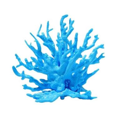 Imagem de Decorações De Aquário Em PVC Artificial Coralline, Plantas De Aquário,