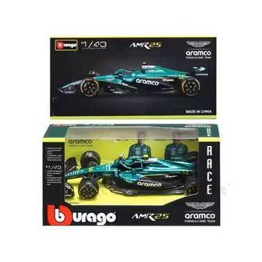 Imagem de F-1 Aston Martin AMR25 Fernando Alonso  14 Burago 1/43 cor:verde, Verd