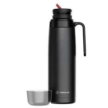 Imagem de Garrafa Térmica 100% Inox 1L Termolar R-evolution Preto