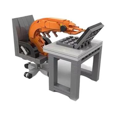 Imagem de Blocos De Montar Criativos MOC Para Meninos E Meninas: Figuras De Cama