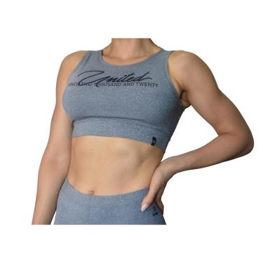 Imagem de Top Cropped Fitness United Assinatura - Azul - P-Feminino