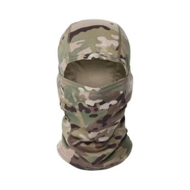 Imagem de Balaclava de Ciclismo Respirável com Camuflagem - Máscara Facial Multi