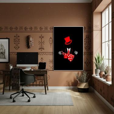 Imagem de Quadro Decorativo Os Dados de Zé Pilintra - 70x50cm
