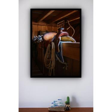 Imagem de Quadro Decorativo Cela Cavalo  - 70x50cm