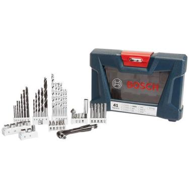 Imagem de Kit Jogo De Brocas E Bits Bosch V-line 41 Peças Com Maleta, 41 peças