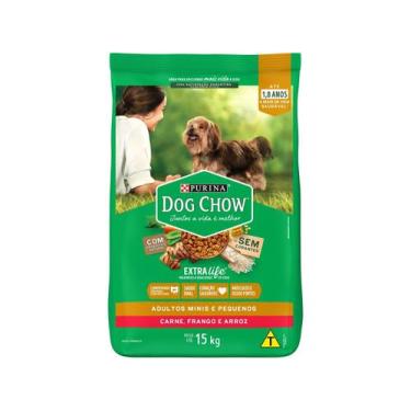 Imagem de Ração Dog Chow Purina Adulto Raças Pequenas Frango e Arroz - 15kg - NE