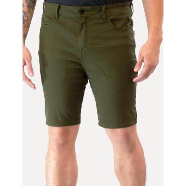 Imagem de Bermuda Reserva Masculina Sarja Color Verde Militar-Masculino