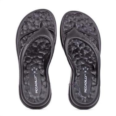 Imagem de Chinelo Piccadilly Marshmallow C224003-22 Preto - Feminino-Feminino