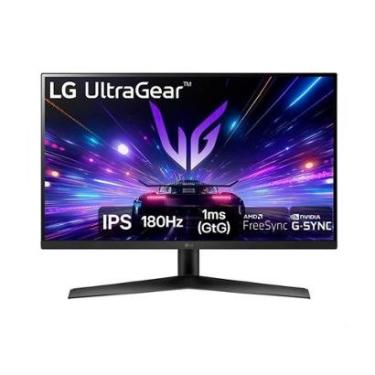 Imagem de Monitor Gamer LG UltraGear 27", FHD, 180Hz, 1ms, IPS, DP e HDMI, HDR10, FreeSync, G-Sync - 27GS60F-B-Unissex