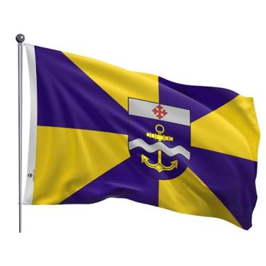 Imagem de Bandeira do Município de Itajaí Uma Face Estampada Tamanho 70x100cm - 