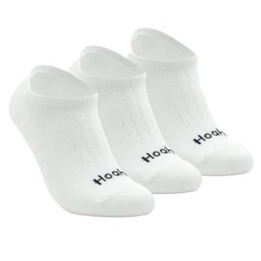 Imagem de Kit meia 3 pares curta soquete invisivel hoahi branca preta, 39/43, Br