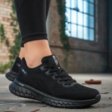 Imagem de Tenis Feminino Esporte Corrida Beira Rio Actvitta 4841100 Cor:Preto Vi