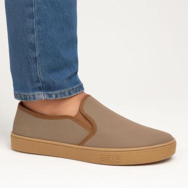 Imagem de Tênis Sapatênis Polo Original Em Lona Slip On Sola Costurada 2220-Masculino