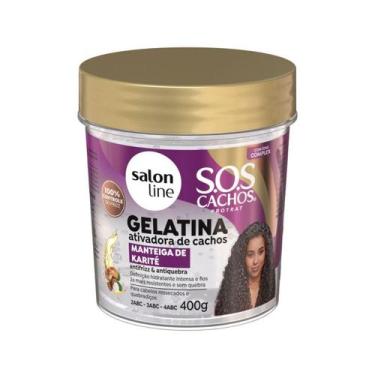 Imagem de Gelatina Ativadora de Cachos Salon Line Sos Cachos Manteiga de Karité 