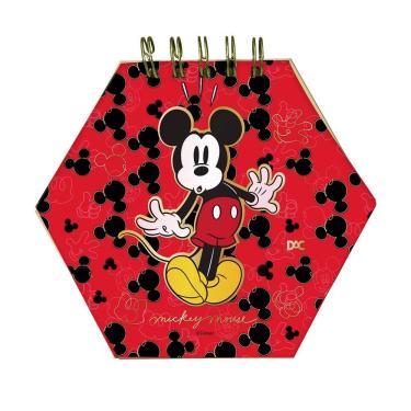 Imagem de Mini Ficheiro DAC Smart Hexagonal Disney Mickey com 80 Folhas Reposicionáveis Formato 1...